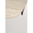 VITRUS extension table, light travertine / black VITRUS extension table, light travertine / black