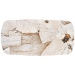 ALTER oval table, beige marble / black ALTER oval table, beige marble / black