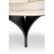 ALTER oval table, beige marble / black ALTER oval table, beige marble / black