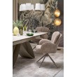 HILARIO extension table, light travertine/cashmere HILARIO extension table, light travertine/cashmere
