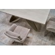 HILARIO extension table, light travertine/cashmere HILARIO extension table, light travertine/cashmere