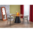 HEVELIUS table, top - walnut, leg - black