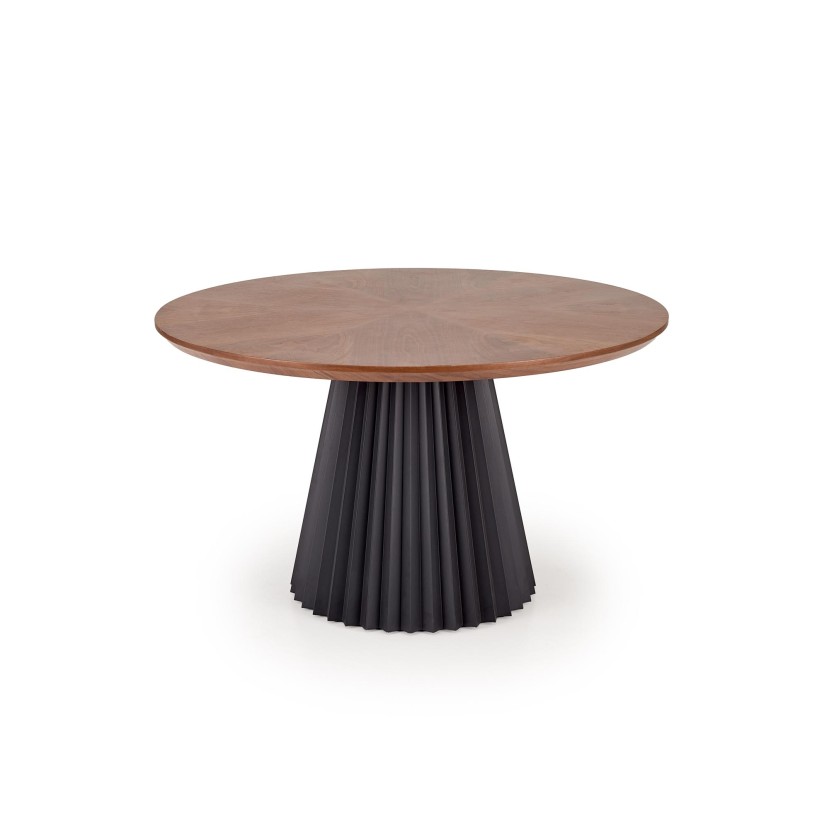 HEVELIUS table, top - walnut, leg - black