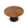 HEVELIUS table, top - walnut, leg - black