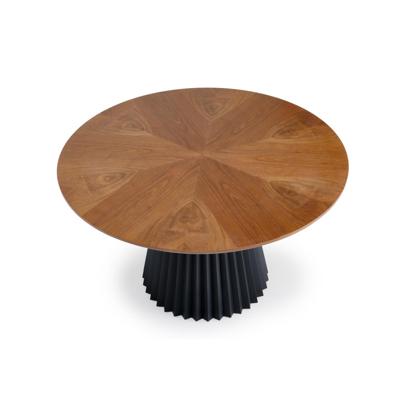 HEVELIUS table, top - walnut, leg - black