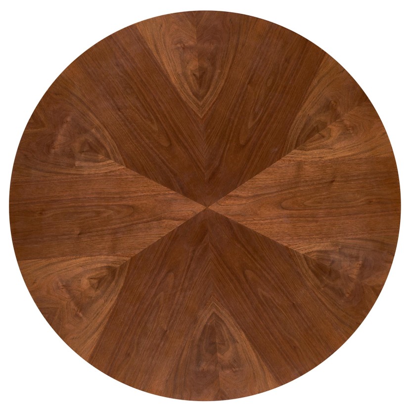 HEVELIUS table, top - walnut, leg - black