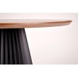HEVELIUS table, top - walnut, leg - black