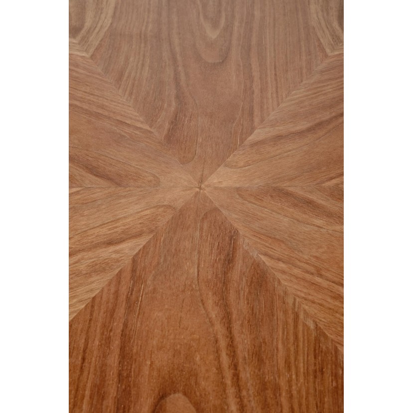HEVELIUS table, top - walnut, leg - black