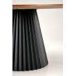 HEVELIUS table, top - walnut, leg - black