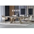ARMANI extension table, trawertine / cashmere ARMANI extension table, trawertine / cashmere