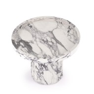 AMARETTO c.table, white marble AMARETTO c.table, white marble