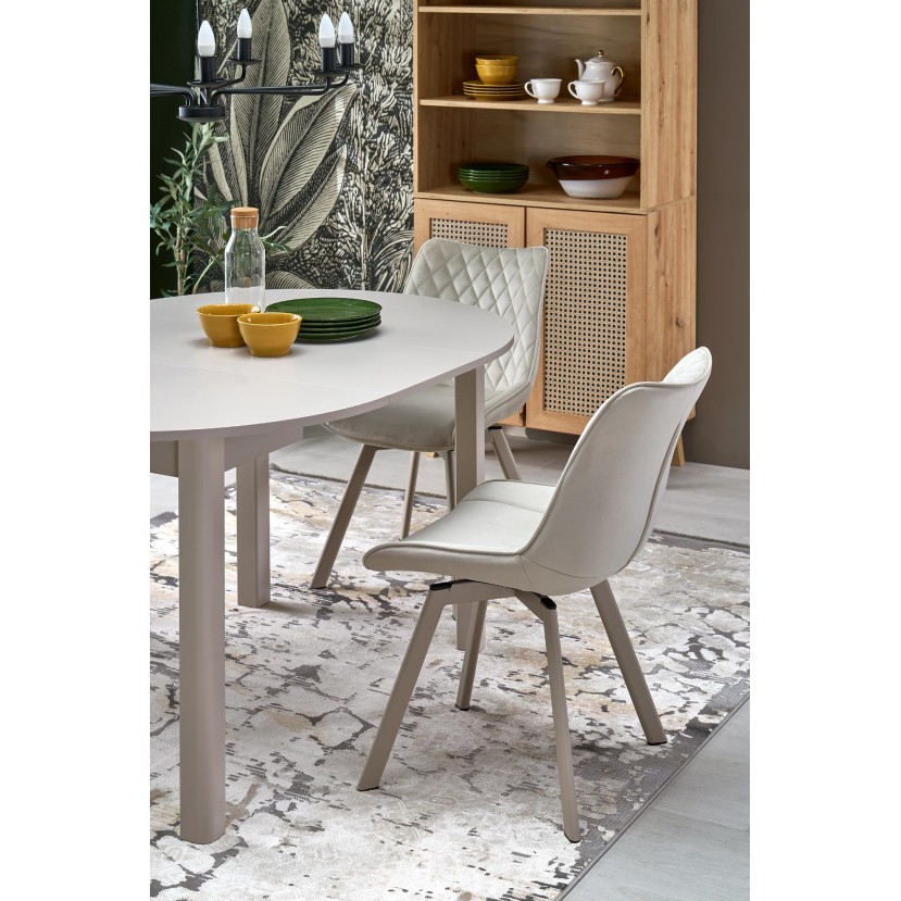 RINGO table, cashmere / cashmere RINGO table, cashmere / cashmere