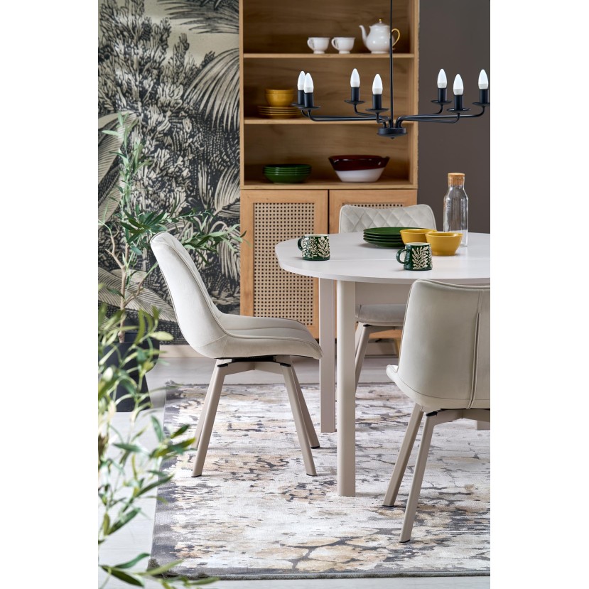 RINGO table, cashmere / cashmere RINGO table, cashmere / cashmere