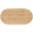 PERONI extension table, hikora oak / cashmere