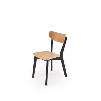 Valgomojo kėdė HAITI black / natural oak