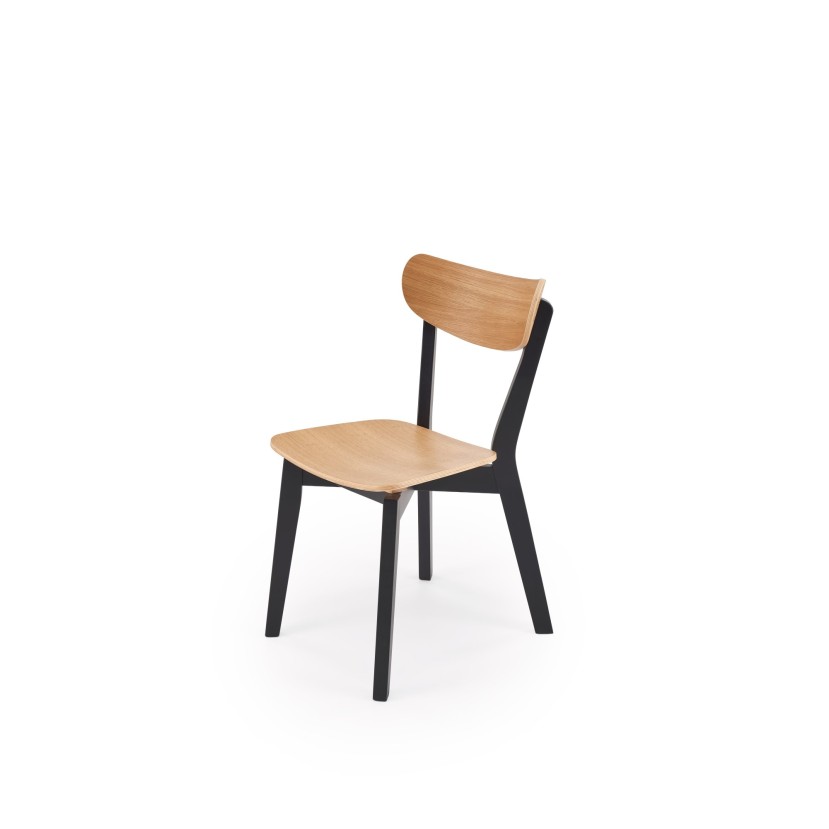 Valgomojo kėdė HAITI black / natural oak