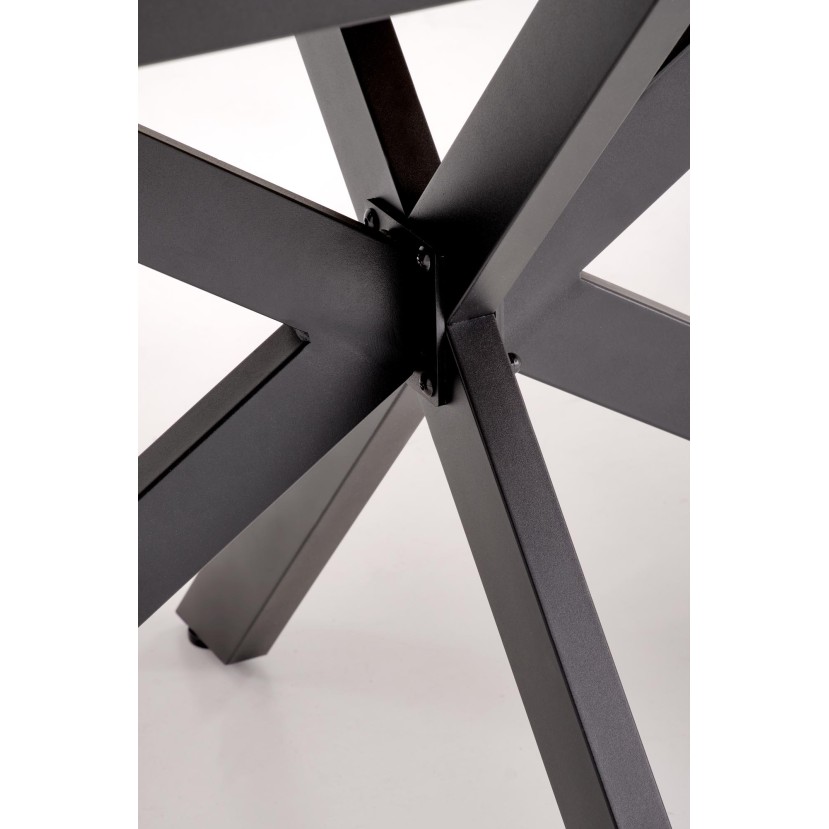 HOLTER extension table, top - gold oak, legs - black HOLTER extension table, top - gold oak, legs - black