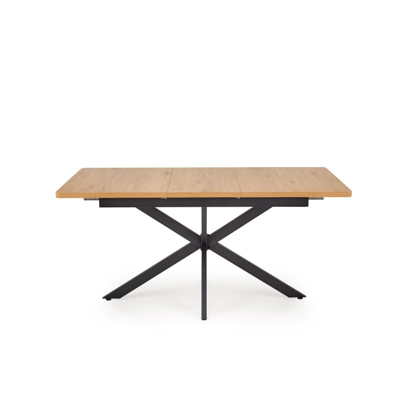 HOLTER extension table, top - gold oak, legs - black HOLTER extension table, top - gold oak, legs - black