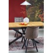 HOLTER extension table, top - gold oak, legs - black HOLTER extension table, top - gold oak, legs - black