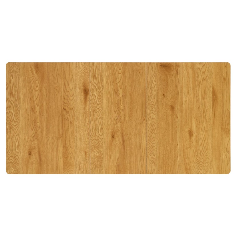 HOLTER extension table, top - gold oak, legs - black HOLTER extension table, top - gold oak, legs - black