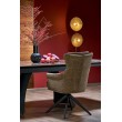 MARVIN extension table, top - maroon marble, legs - black MARVIN extension table, top - maroon marble, legs - black