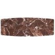 MARVIN extension table, top - maroon marble, legs - black MARVIN extension table, top - maroon marble, legs - black