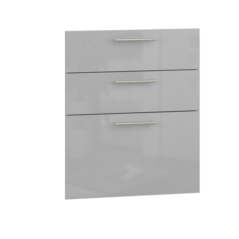 VENTO D3S_H-60/82 fronts, color: light grey high gloss VENTO D3S_H-60/82 fronts, color: light grey high gloss