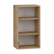 VENTO GV-40/72 carcass, upper cabinet with glass craft oak