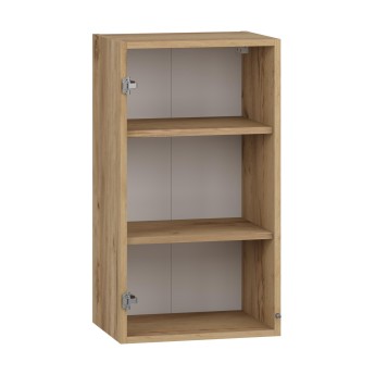 VENTO GV-40/72 carcass, upper cabinet with glass craft oak