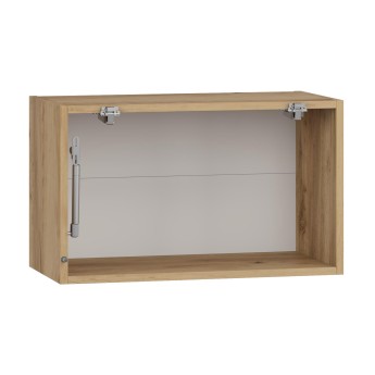 VENTO GO-60/36 carcass, upper hood cabinet with glass craft oak VENTO GO-60/36 carcass, upper hood cabinet with glass craft oak
