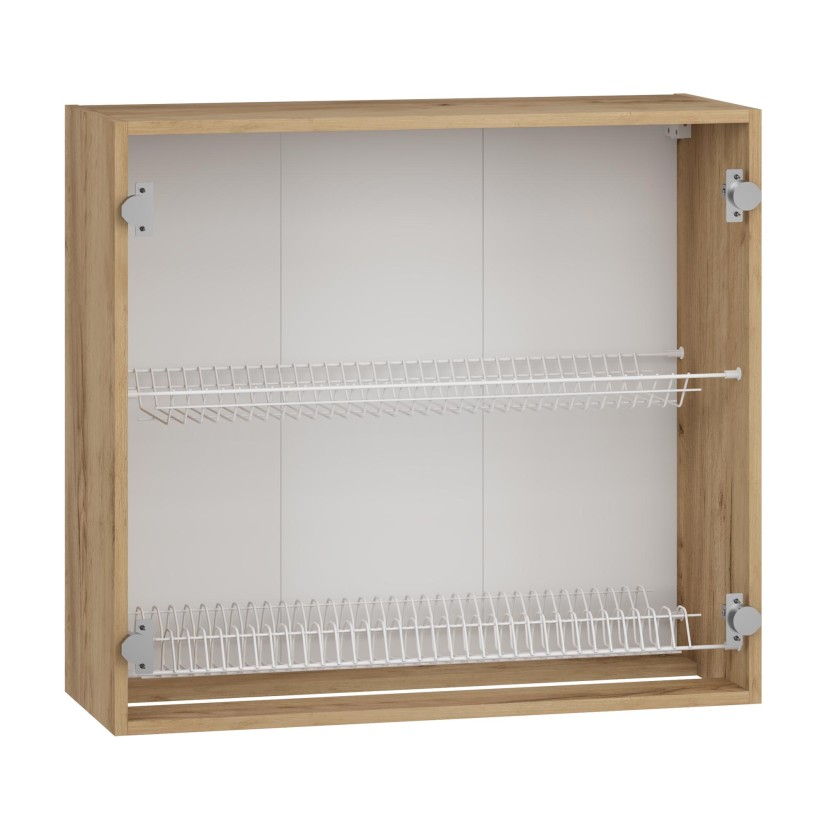 VENTO GC-80/82 carcass, upper cabinet with drainer craft oak