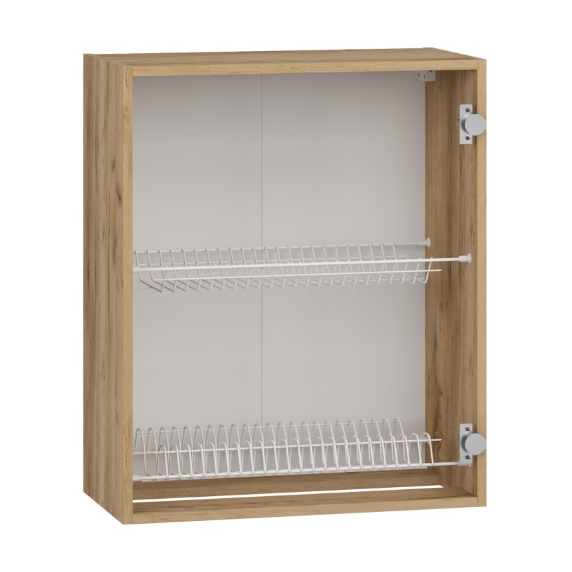 VENTO GC-60/82 carcass, upper cabinet with drainer craft oak
