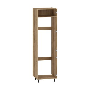 VENTO DL-60/214 carcass, high lower cabinet for a built-in refrigerator craft oak VENTO DL-60/214 carcass, high lower cabinet for a built-in refrigerator craft oak
