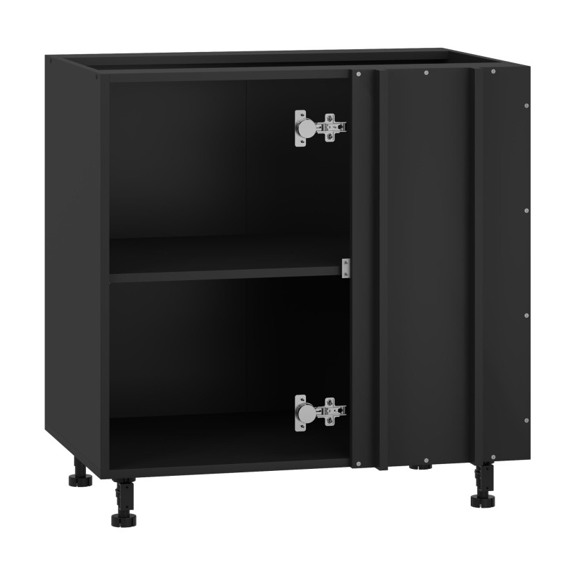 VENTO DN-100/82 carcass, corner lower cabinet black