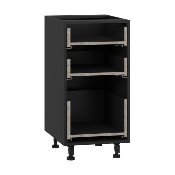 VENTO D3S_H-40/82 carcass, lower cabinet with drawers black VENTO D3S_H-40/82 carcass, lower cabinet with drawers black