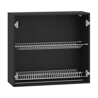 VENTO G-80/82 carcass, upper cabinet with drainer black VENTO G-80/82 carcass, upper cabinet with drainer black