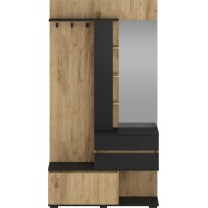 BAFRA hall, golden oak / black