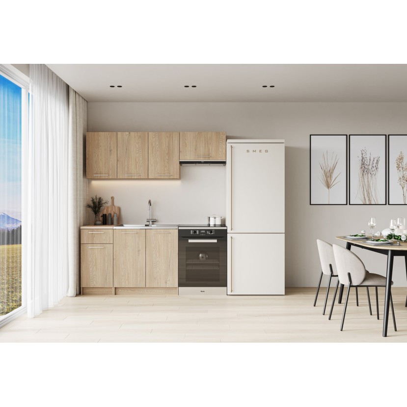 CORONA 180 kitchen set, cremona oak CORONA 180 kitchen set, cremona oak