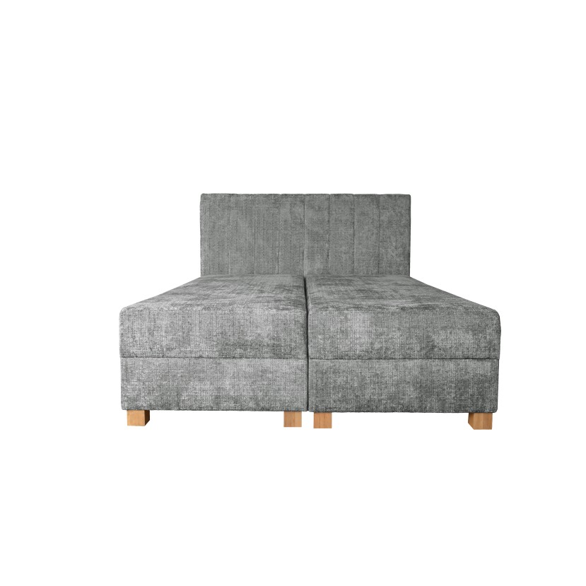 LARGO 160 bed with bedding container and built-in mattress, grey LARGO 160 bed with bedding container and built-in mattress, grey