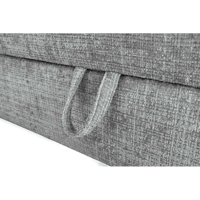 LARGO 160 bed with bedding container and built-in mattress, grey LARGO 160 bed with bedding container and built-in mattress, grey