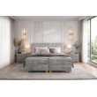 LARGO 160 bed with bedding container and built-in mattress, grey LARGO 160 bed with bedding container and built-in mattress, grey