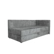 RICKY 90 bed with bedding container and built-in mattress, grey RICKY 90 bed with bedding container and built-in mattress, grey