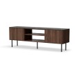 SOLANO RTV-1 RTV stand warmia walnut / black marble