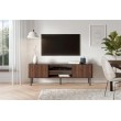SOLANO RTV-1 RTV stand warmia walnut / black marble