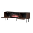 SOLANO RTV-1 RTV stand warmia walnut / black marble