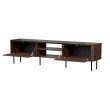 SOLANO RTV-2 RTV standchest warmia walnut / black marble