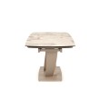 BENJAMIN extension table, beige / cashmere BENJAMIN extension table, beige / cashmere
