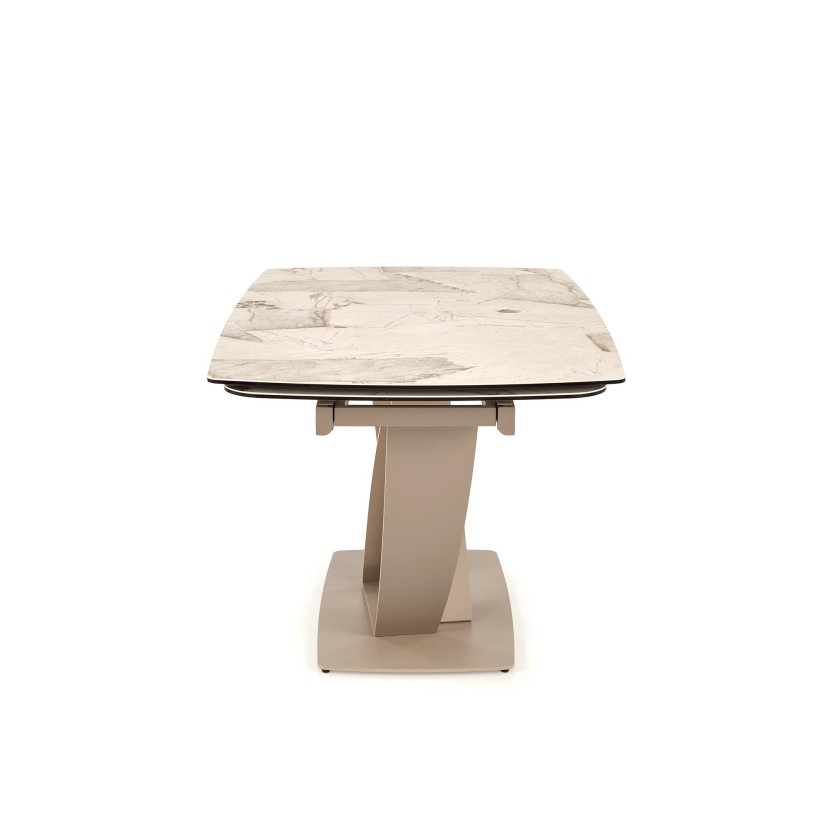 BENJAMIN extension table, beige / cashmere BENJAMIN extension table, beige / cashmere