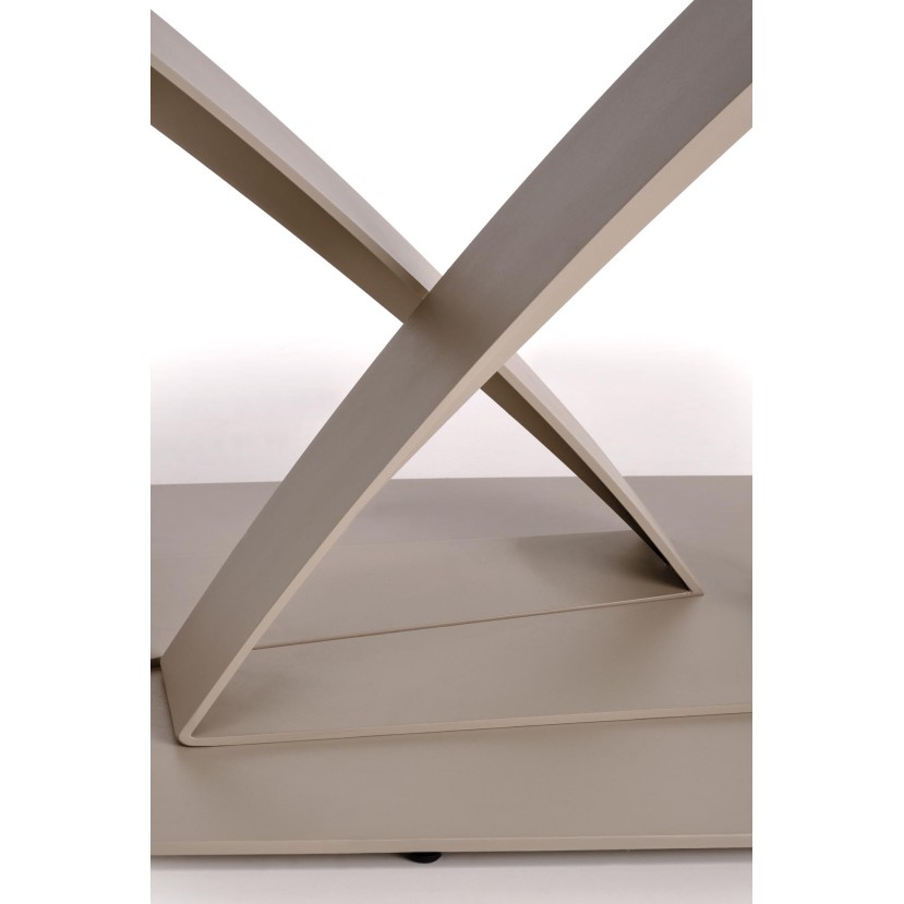 BENJAMIN extension table, beige / cashmere BENJAMIN extension table, beige / cashmere