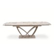 BENJAMIN extension table, beige / cashmere BENJAMIN extension table, beige / cashmere